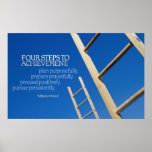 Steps to Achievement Poster Print