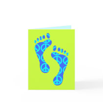 STEPS TO PEACE GREETING CARD