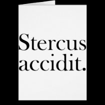 Stercus accidit cards