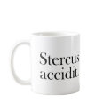 Stercus accidit tassen