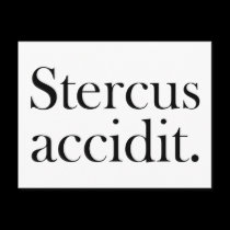 Stercus accidit postcards