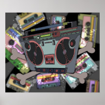 Stereo Skull Reverb Posters