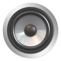 STEREO SPEAKER STICKERS