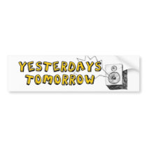 Stereo Static bumper stickers by ytomorrow Stereo Static bumper stickers