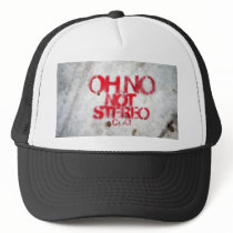 Stereo Trucker Cap hats by getcarter007 Stereo Trucker Cap hats