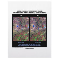 Stereoscopic Image Pair Nrthn Patagonia Argentina Personalized Letterhead