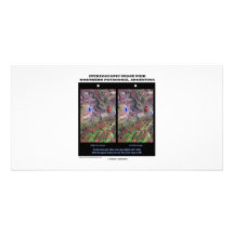 Stereoscopic Image Pair Nrthn Patagonia Argentina Custom Photo Card