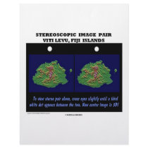 Stereoscopic Image Pair Viti Levu, Fiji Islands Custom Letterhead