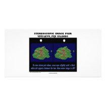 Stereoscopic Image Pair Viti Levu, Fiji Islands Personalized Photo Card