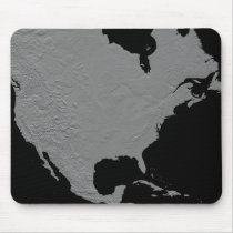 Stereoscopic view of North America 2 Mousepad