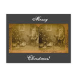 Stereoview Santa & American Flag ca 1901 Postcards