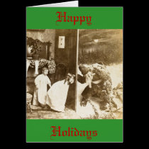 Stereoview - Santa?  circa 1899 cards