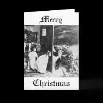 Stereoview - Santa?  circa 1899 cards