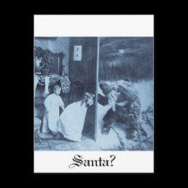 Stereoview - Santa?  circa 1899 postcards