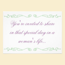 Sterilization Party Invitations invitations