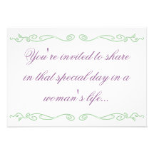 Sterilization Party Invitations