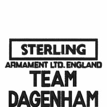 Sterling 1, TEAM DAGENHAM embroidered shirts by p99guy Sterling 1, TEAM DAGENHAM embroidered shirts