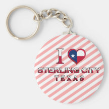 Sterling City, Texas Keychain