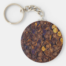 Sterling coins keychains