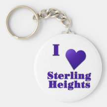 Sterling Heights -- Midnight Blue Keychains