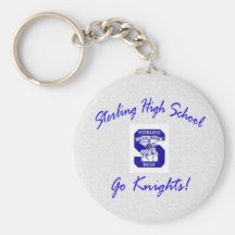 Sterling High Keychain