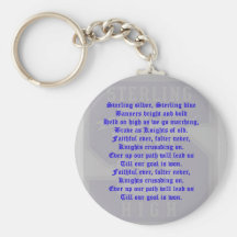 Sterling High School Alma Mater Basic Keychain