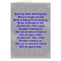 Sterling High School Alma Mater Card (Blank Interi