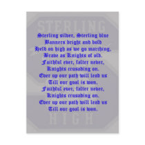 Sterling High School Alma Mater Postcard