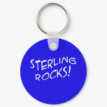 Sterling Rocks! 2 Keychain
