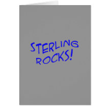 Sterling Rocks! Greeting Card
