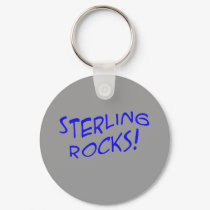 Sterling Rocks! Keychain