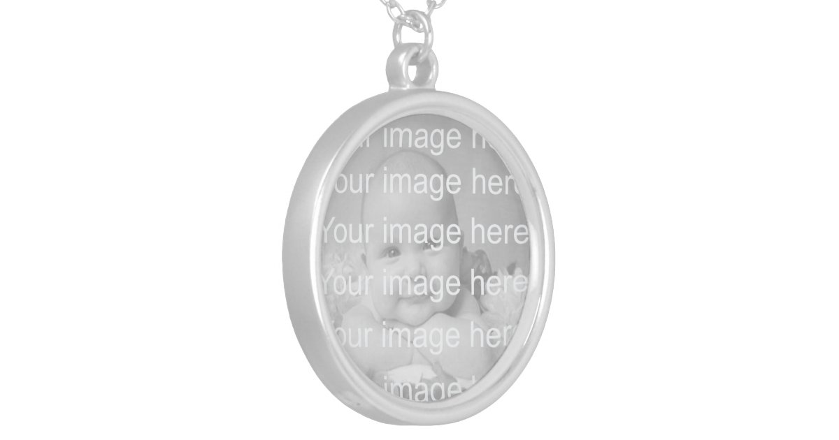 Sterling Silver Baby Photo Necklace Zazzle