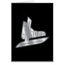Sterling Silver Hockey Blades Card
