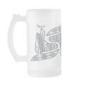 Sterling Silver Hockey Blades mug