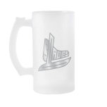 Sterling Silver Hockey Blades Coffee Mug