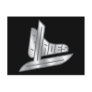 Sterling Silver Hockey Blades Post Card