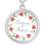 Sterling Silver Necklace - Lovers Pendant