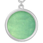 Sterling Silver Pendant - Painter's Green