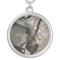Sterling Silver Squirrel Necklace