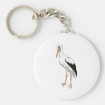 Sterling Stork Key Chains