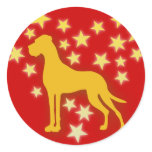 Sternchenherzendogge stickers