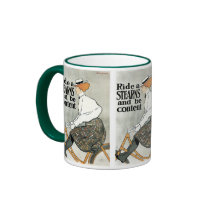 Sterns Bicycle - by Edward Penfield mugs by VintageCabaret Sterns Bicycle - by Edward Penfield mugs