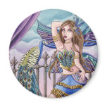 Stesha - Fairy and Peacock Magnet