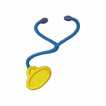 Stethoscope embroidered shirts