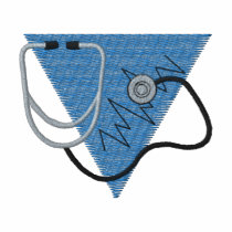 Stethoscope embroidered shirts