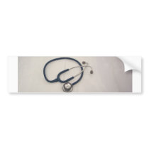Stethoscope Medical & Emergency  EMT's Bumper Stickers
