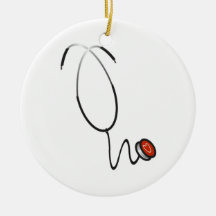Stethoscope Tshirts and Gifts Christmas Ornaments
