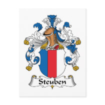 Steuben Family Crest Post Card