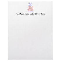 Steve "Adoption not Abortion..." Customized Letterhead