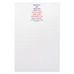 Steve "Adoption not Abortion..." Stationery